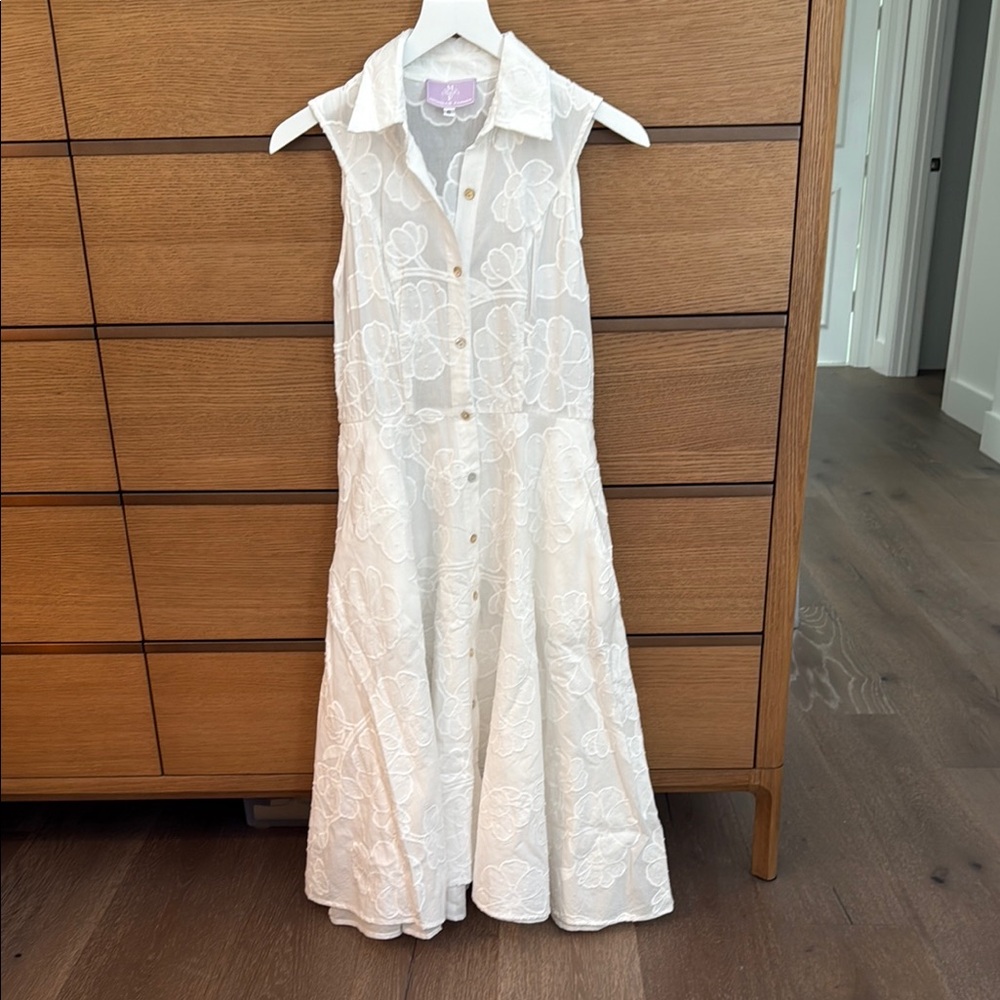 Michelle Farmer White cotton dress